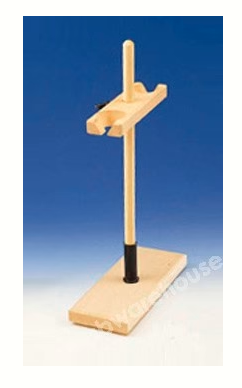 Funnel Stand Double Hardwood Rod 460X16mm Bas