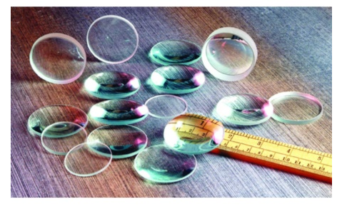 Lenses Biconvex Glass 50mm dia F=100mm