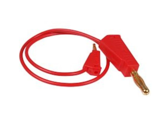 Lead red 300mm 2mm to 2mm stackable
