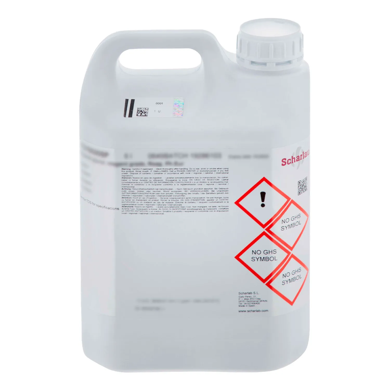 Sodium Hydroxide, Solution 0,5 Mol/L (0,5 N)X 5 L