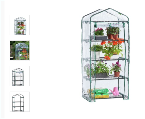 Greenhouse Mini 4 Tier Plastic